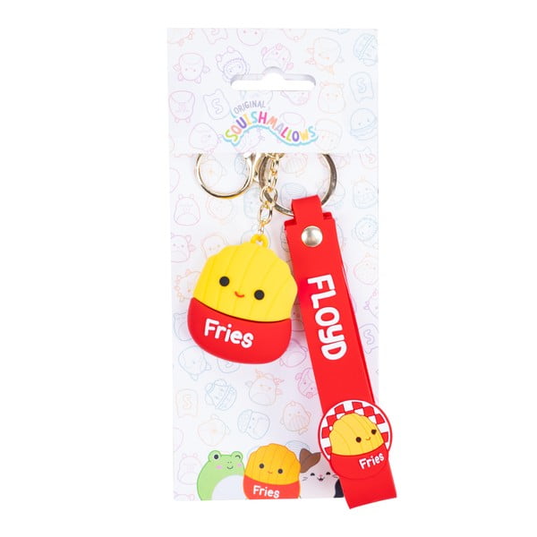 Crveni privjesak za ključeve Fizz Floyd – SQUISHMALLOWS-image-2