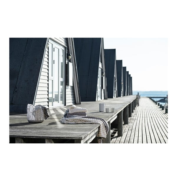 Smeđi pamučni ručnik 70x140 cm Inu – Zone-image-2