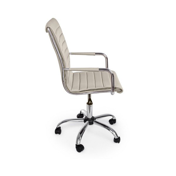 Smeđe-siva uredska stolica od umjetne kože Perth – Yes Everyday-image-3