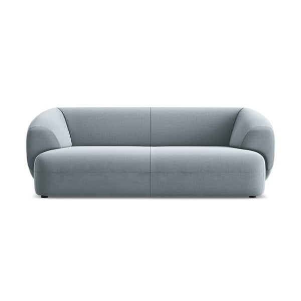 Svijetlo plava baršunasti sofa 212 cm Moana – Makamii