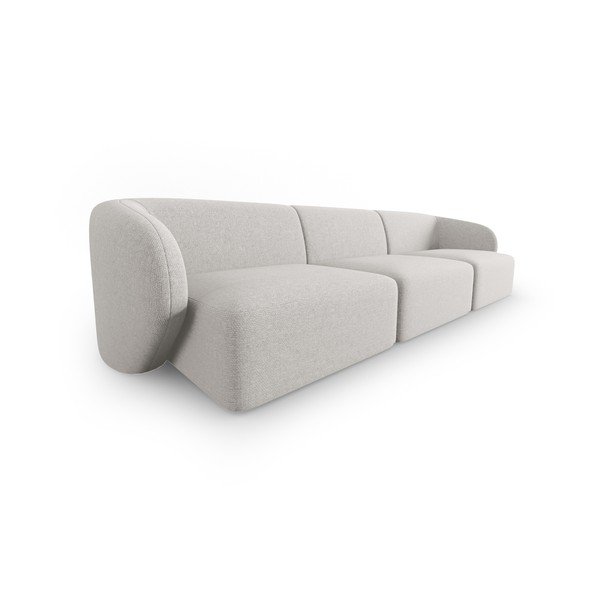 Svijetlo siva sofa od šenila 266 cm Paolo – Milo Casa-image-2