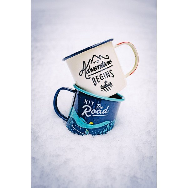 Lončić za kavu od emajla Gentlemen`s Hardware Adventure Begins, 300ml-image-1