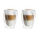Set od 2 šalice s dvostrukom staklenom stijenkom Vialli Design Latte, 300 ml