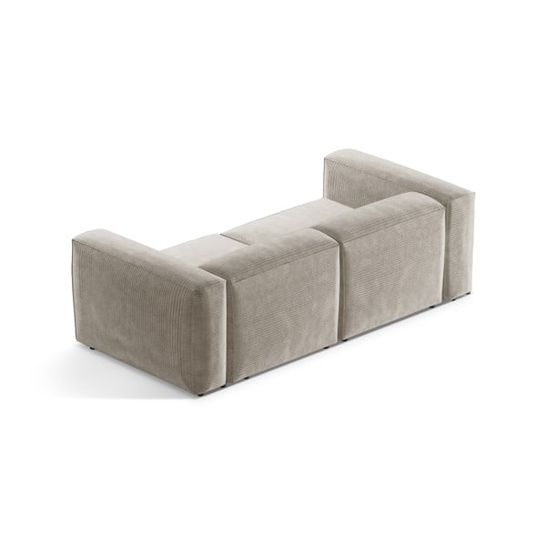 Bež sofa od samta 224 cm Bergamo – Cosmopolitan Design-image-4