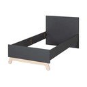 Crni dječji krevet 90x200 cm Jara – Roba