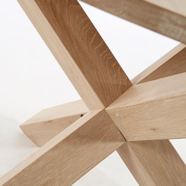 Stol od hrastovine Kave Home Nori, ø 120 cm-image-2