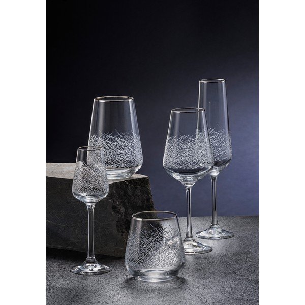 Set od 6 vinskih čaša Crystalex Frost, 450 ml-image-4