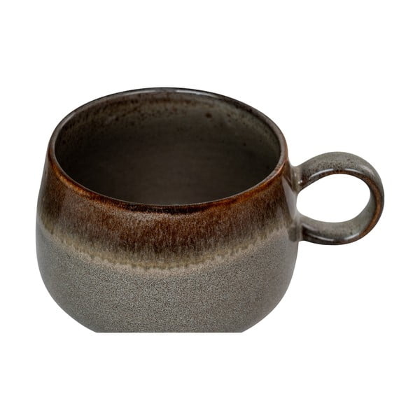 Sive šalice u setu 4 kom od kamenine 500 ml Selma – House Nordic-image-4