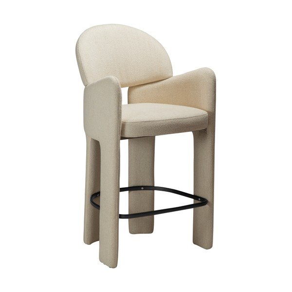 Bež barska stolica (visine sjedala 68,5 cm) Aole – DAN-FORM Denmark
