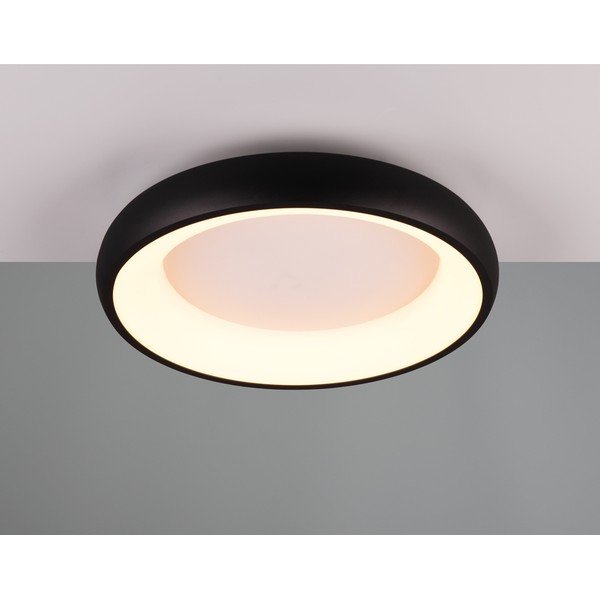 Crna LED stropna svjetiljka s mogućnosti zatamnjivanja Cardona – Trio-image-1