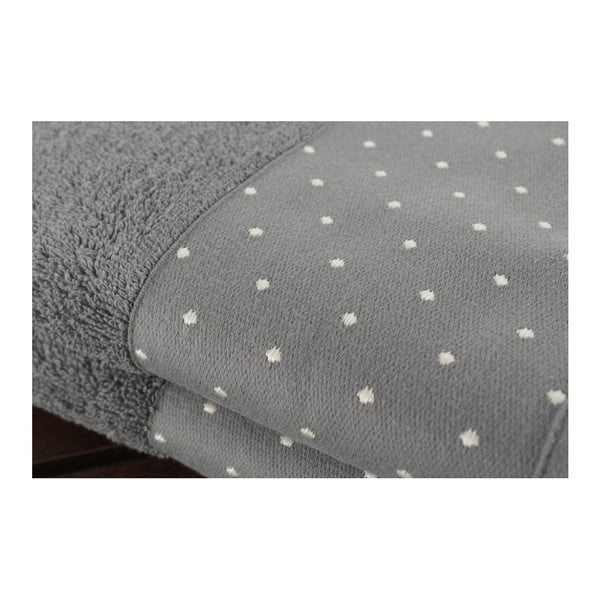 Set od 2 siva pamučna ručnika Patricia, 50 x 90 cm-image-1