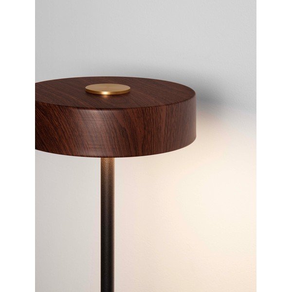 Crna/u tamnoj prirodnoj boji metalna LED stojeća svjetiljka (visina 135 cm) Thea – Nova Luce-image-2