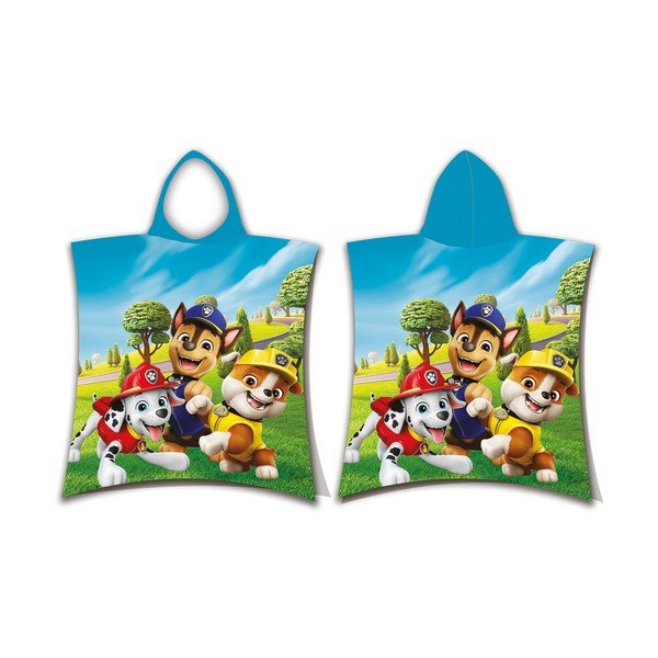 Pamučan dječji pončo veličina za 3-8 godina Paw Patrol – Jerry Fabrics