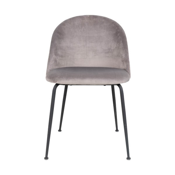 Svijetlo sive baršunaste blagovaonske stolice u setu 2 kom Geneve – House Nordic-image-2