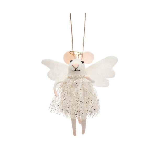 Tekstilni ukras za božićno drvce Angel Mouse – Sass & Belle