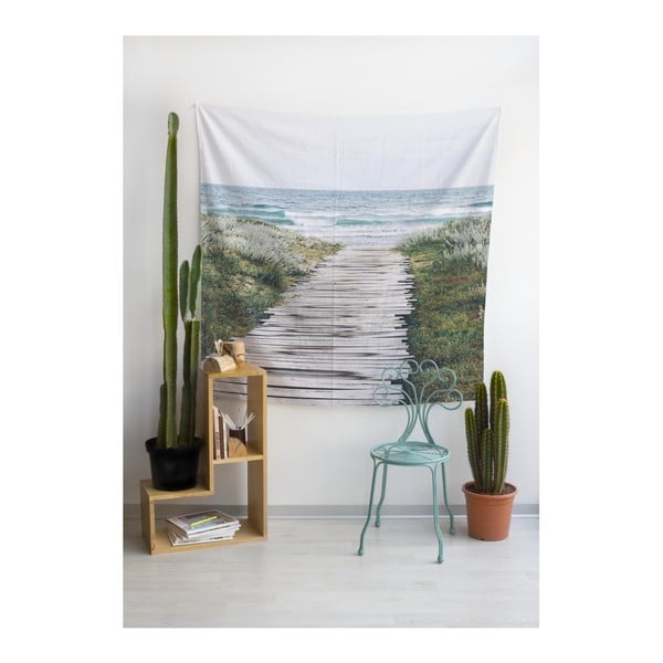 Tapiserija od mikrovlakana Really Nice Things Beach Way, 140 x 140 cm-image-1