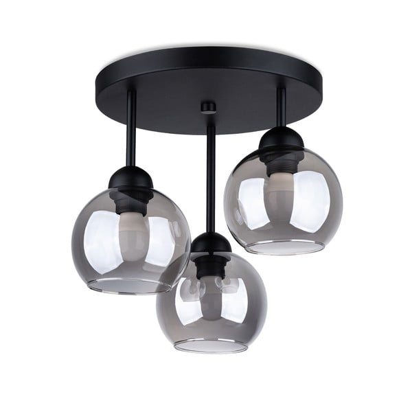 Crna stropna svjetiljka ø 15 cm Grande – Nice Lamps