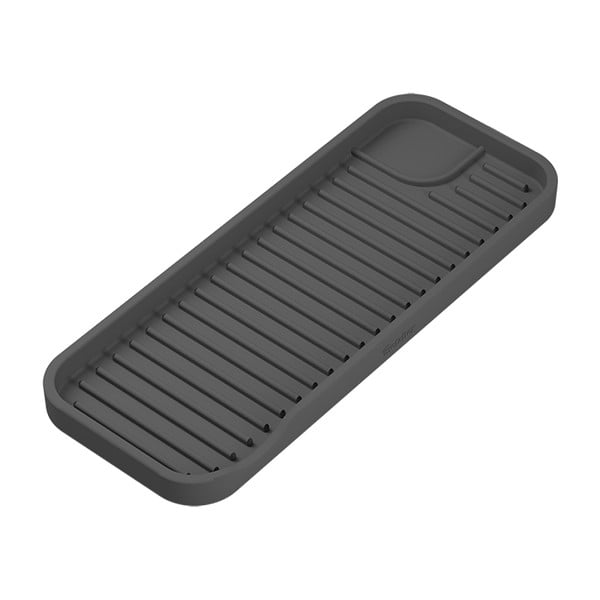 Sivi silikonski organizator za sudoper – Metaltex