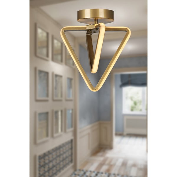 Metalna LED stropna svjetiljka u brončanoj boji Baris – Squid Lighting-image-1