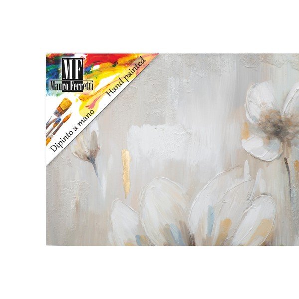 Ručno oslikana slika Maura Ferrettija Blossoma, 100 x 100 cm-image-3
