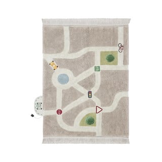 Sivi pamučan dječji tepih za igru 120x170 cm Eco-City – Lorena Canals