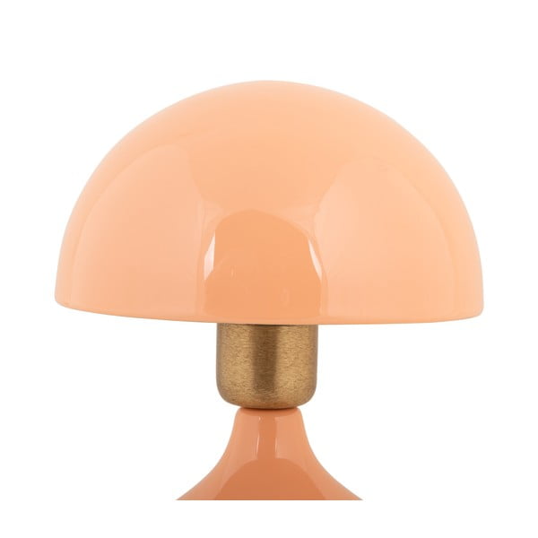 Stolna lampa u boji lososa s metalnim sjenilom (visina 23 cm) Binc – Leitmotiv-image-2