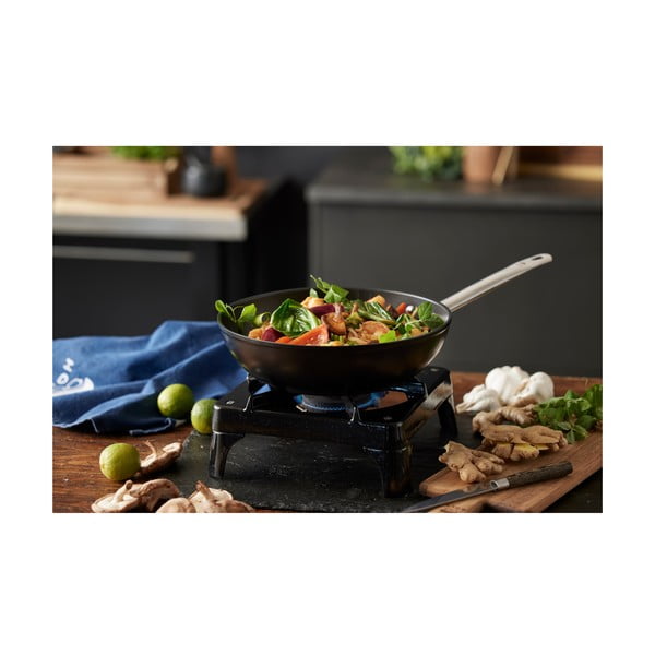 Wok aluminijska tava s neprijanjajućom površinom ø 28 cm – Holm-image-3