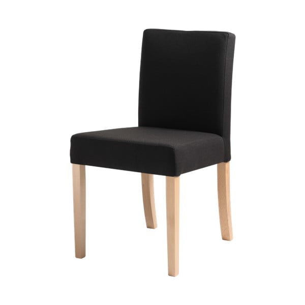 Crna stolica s prirodnim nogama Custom Form Wilton