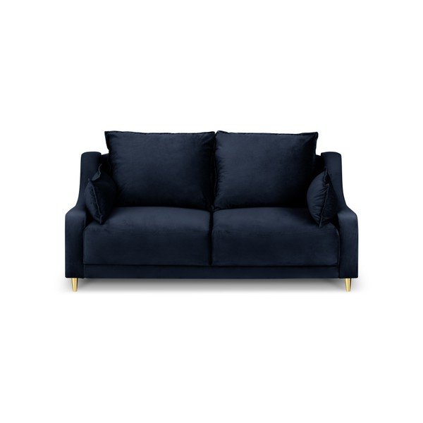 Tamnoplava sofa Mazzini Sofas Pansy, 150 cm-image-2