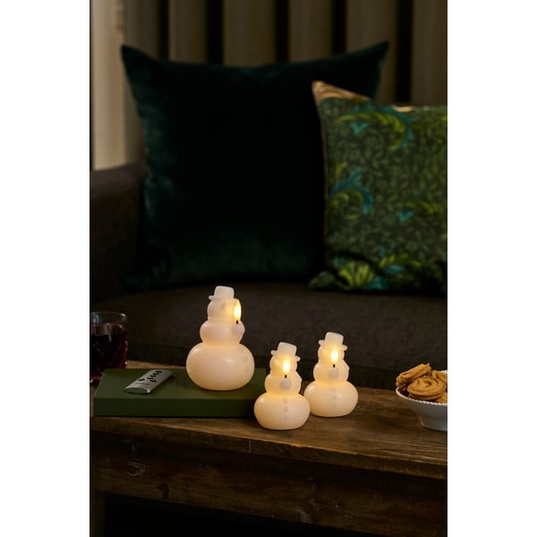 Bijeli božićni svjetlosni ukras ø 9 cm Eva – Sirius-image-1