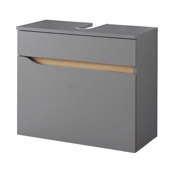 Sivi ormarić za umivaonik 60x53 cm Set 357 - Pelipal-image-2