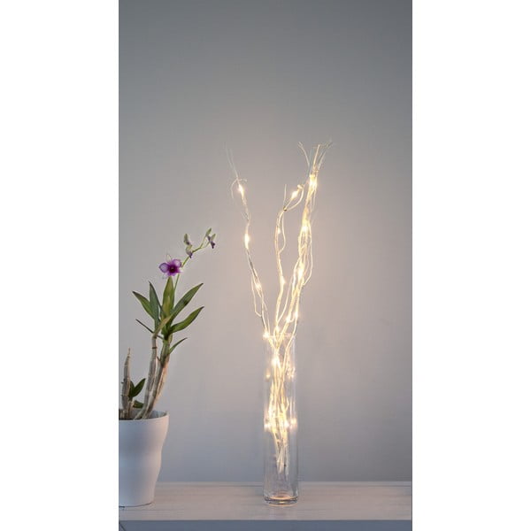 Bijeli svjetlosni ukras ø 8 cm Willow – Star Trading-image-3