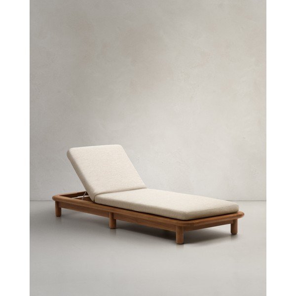 Bijela/u prirodnoj boji vrtna ležaljka od masivnog drveta Turqueta – Kave Home-image-4