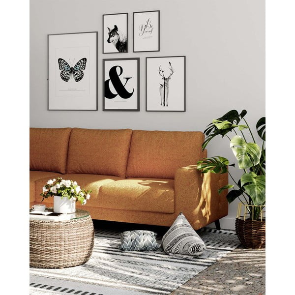 Narančasta (promjenjiva) kutna garnitura Fynn – Ghado-image-4