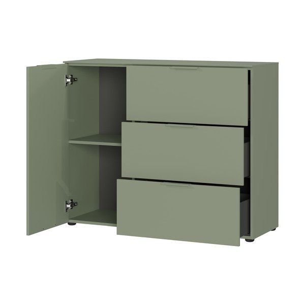 Zeleni ormarić u mat dekoru 109x98x40 cm Savoca – Germania-image-4