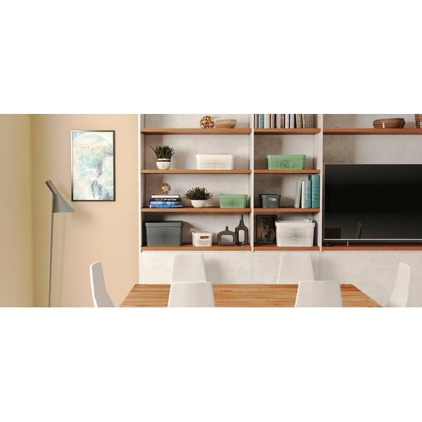 Zelena košara za odlaganje Curver Infinity Dots, 17 l-image-2