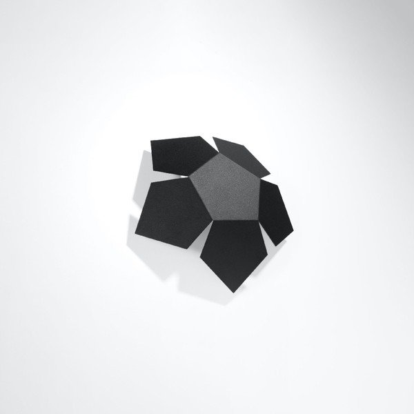 Crna zidna lampa Izar - Sollux-image-1