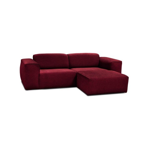 Crveni trosjed s tabureom Cosmopolitan Design Phoenix-image-1