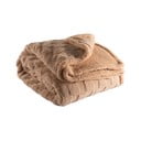 Smeđa deka od mikropliša 150x200 cm Rava – Tiseco Home Studio