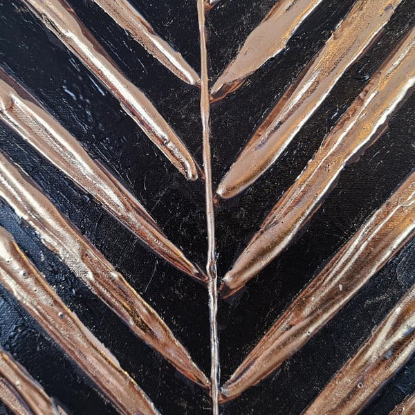 Ručno oslikana slika 70x70 cm Palm Leaf – Wallity-image-2