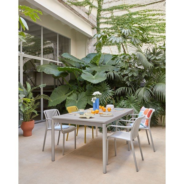 Vrtni stol aluminijski 90x140 cm Zaltana – Kave Home-image-2
