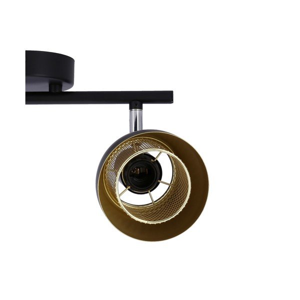 Crna stropna svjetiljka s metalnim sjenilom 41.5x10 cm Aleksandria – Candellux Lighting-image-4