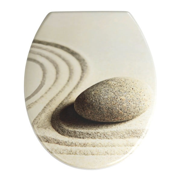 WC sjedalo Wenkoo Sand And Stone, 45 x 37,5 cm