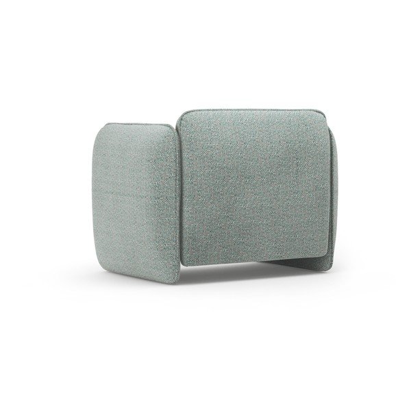 Plava fotelja od šenila Georgia – Micadoni -image-3