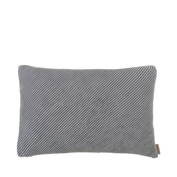 Siva pamučna navlaka za jastuk Blomus, 60 x 40 cm