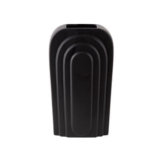 Crna keramička vaza pt živi luk, visina 18 cm
