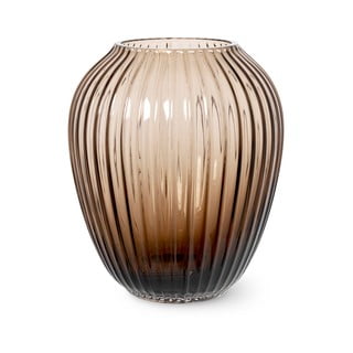 Smeđa staklena vaza Kähler Design Hammershøi, visina 18,5 cm