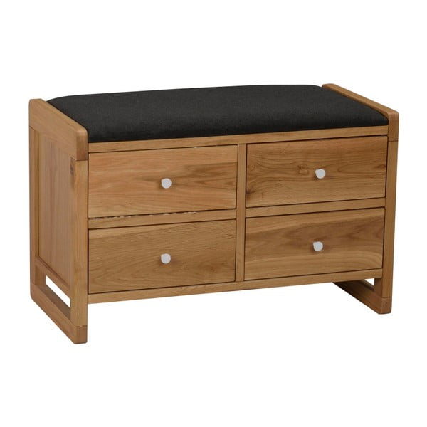 Ormarić za cipele od prirodnog hrastovog drveta sa 4 ladice Rowico Metro-image-3