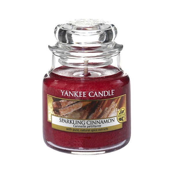 Yankee Candle Glittering Cinnamon, vrijeme gorenja 25 - 40 sati
