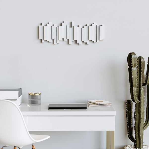 Bijela plastična zidna vješalica Sticks - Umbra-image-1